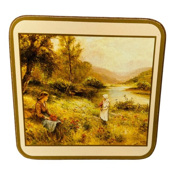 Set of 5 Pimpernel Coasters Country Lifestyle Vintage - Picture 5 of 10